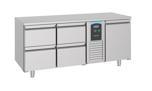 Koelwerkbank | 474L | 1 Deur + 4 Laden | -2°c/+8°c | 1785x70, Witgoed en Apparatuur, Koelkasten en IJskasten, Ophalen of Verzenden