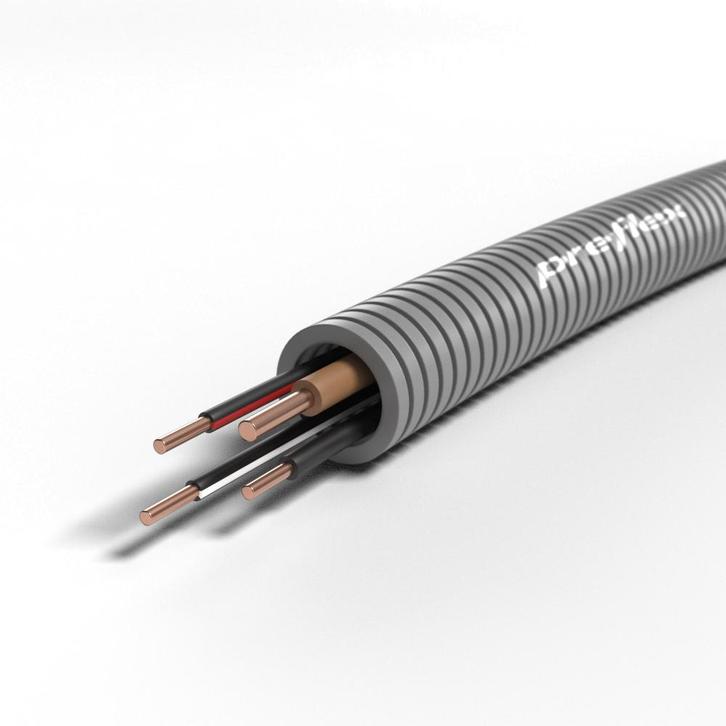 Preflex flexbuis 1 x 2,5mm2 3x 1,5mm2 16mm - 100 meter, Doe-het-zelf en Verbouw, Elektra en Kabels, Nieuw, Ophalen of Verzenden