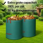 Tuinafvalzak 2x 280L – Extra Sterk En Opvouwbaar, Nieuw