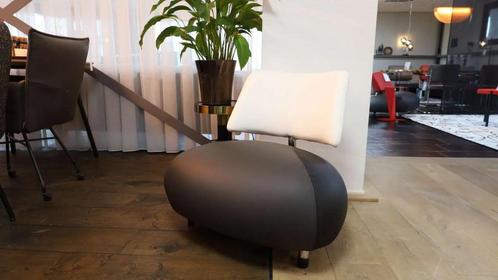 Fauteuil Leolux Pallone PA  zwart antraciet, Huis en Inrichting, Fauteuils, Zo goed als nieuw, Ophalen of Verzenden