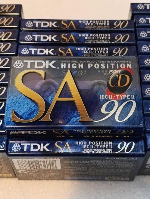 30 x TDK - SA 90 Super Avilyn Lege audiocassette, Audio, Tv en Foto, Radio's