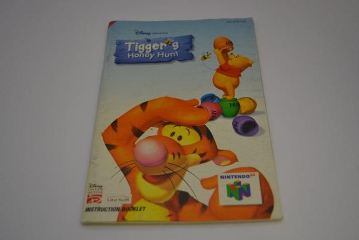 Tiggers Honey Hunt (N64 EUR MANUAL), Spelcomputers en Games, Spelcomputers | Overige Accessoires, Zo goed als nieuw, Verzenden