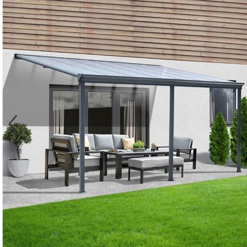 Terrasoverkapping, Home Garden, Solis, Grijs, Tuin en Terras, Overkappingen