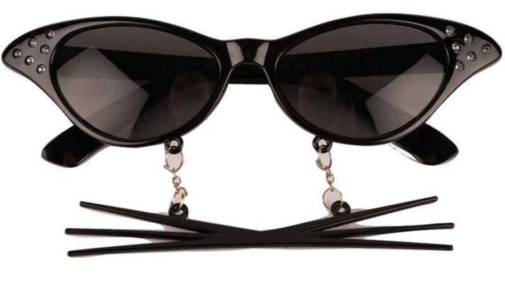 Bril disco kat, Kleding | Dames, Carnavalskleding en Feestkleding, Nieuw, Ophalen of Verzenden