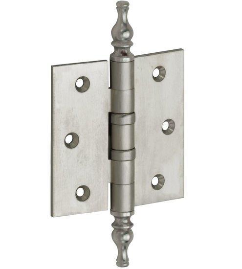 Kogellagerscharnier 89x89 rechte hoek vaas mat nikkel, Doe-het-zelf en Verbouw, Hang- en Sluitwerk, Nieuw, Ophalen of Verzenden