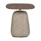 *WOONWINKEL* Dutchbone Shelly Design Bijzettafel Walnoot Cin, Huis en Inrichting, Tafels | Bijzettafels, Verzenden, Nieuw