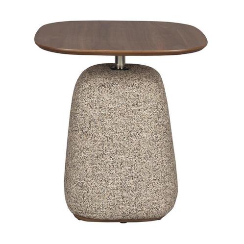 *WOONWINKEL* Dutchbone Shelly Design Bijzettafel Walnoot Cin, Huis en Inrichting, Tafels | Bijzettafels, Nieuw, Verzenden