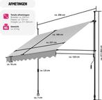 2dekans | tectake - klemluifel - Zonnescherm – Zonneluifel -, Tuin en Terras, Zonneschermen, Ophalen of Verzenden, Zo goed als nieuw