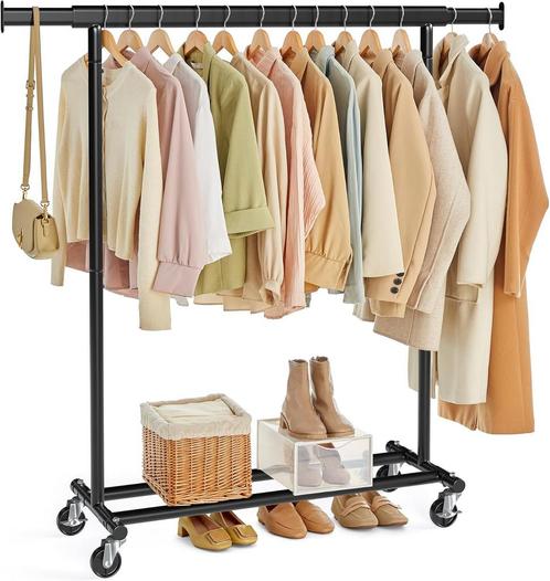 kledingrek - heavy duty - industrieel design - kapstok op, Huis en Inrichting, Woonaccessoires | Kapstokken, Verzenden