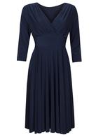 Jurk Marilyn Donkerblauw, Kleding | Dames, Jurken, Verzenden, Nieuw