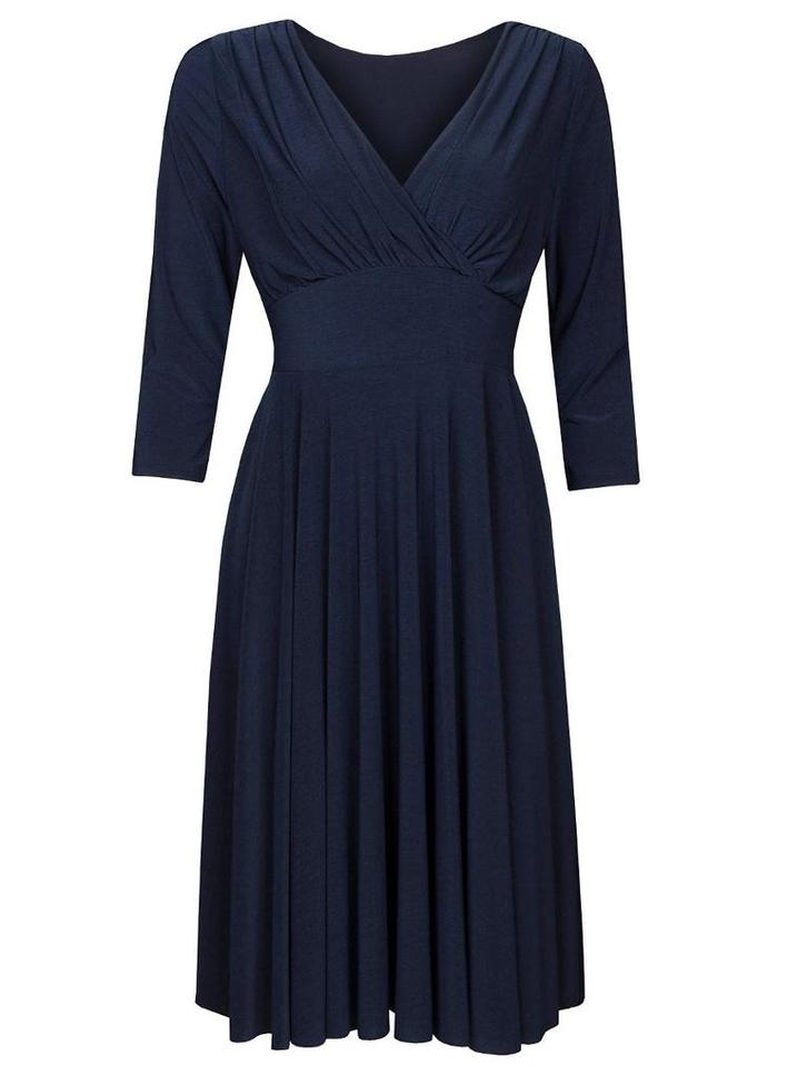 Jurk Marilyn Donkerblauw, Kleding | Dames, Jurken, Verzenden