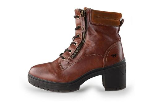 Mustang Veterboots in maat 40 Bruin | 10% extra korting, Kleding | Dames, Schoenen, Bruin, Zo goed als nieuw, Overige typen, Verzenden