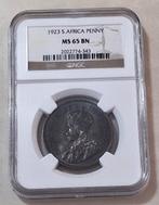 Zuid-Afrika. 1 Penny 1923 NGC MS65BN KING GEORGE V KEY DATE