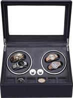 Watchwinder - Horloge doos - Horloge winder - Zwart - Olvy, Verzenden, Zo goed als nieuw
