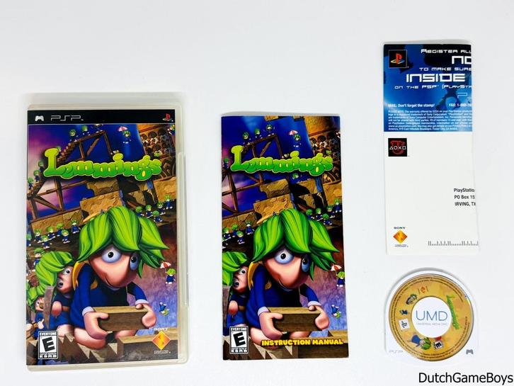 PSP - Lemmings + Reg. Card - USA, Spelcomputers en Games, Games | Sony PlayStation Portable, Gebruikt, Verzenden