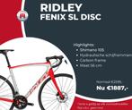 ACTIE! Ridley Fenix SL Disc carbon racefiets 56 cm, Fietsen en Brommers, Fietsen | Racefietsen, Nieuw, Meer dan 20 versnellingen