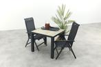 Hartman Milaan/Nola verstelbare tuinset 90x90 cm., Tuin en Terras, Tuinsets en Loungesets, Verzenden, Nieuw, Overige materialen