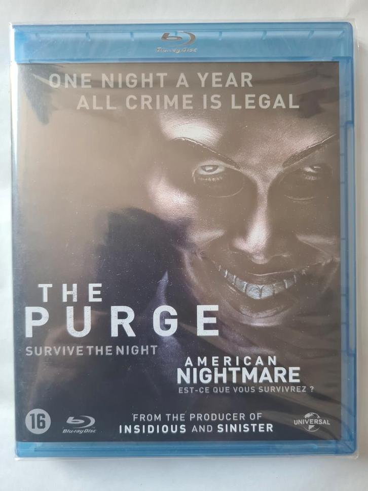 THE PURGE (IN SEAL) (BLURAY), Cd's en Dvd's, Blu-ray, Gebruikt, Verzenden