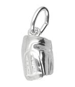 Zilveren Honkbal handschoen ketting hanger - klein, Verzenden, Nieuw