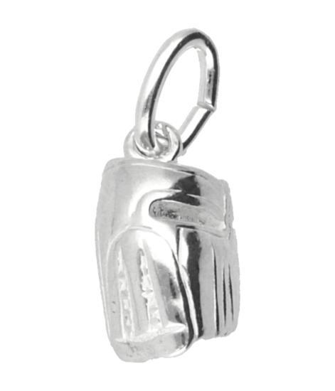 Zilveren Honkbal handschoen ketting hanger - klein, Sieraden, Tassen en Uiterlijk, Kettinghangers, Verzenden