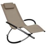 vidaXL Kinderligbed staal taupe, Verzenden, Nieuw