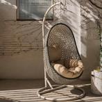 *WOONWINKEL* Kave Home Cira Hangende Tuinstoel Wicker Groen, Verzenden, Nieuw, Rotan