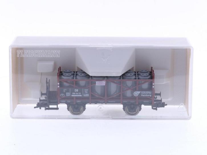 Schaal H0 Fleischmann 5220K zuurflessenwagen VTG van de..., Hobby en Vrije tijd, Modeltreinen | H0, Gelijkstroom, Analoog, Zo goed als nieuw