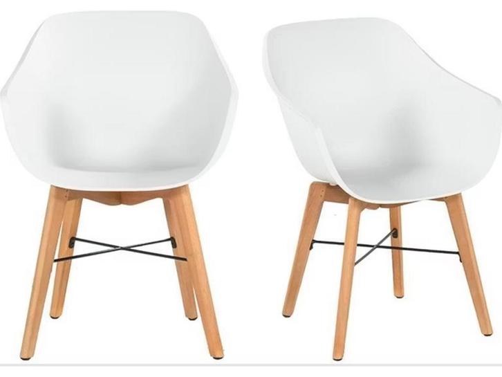 Hartman Iris - Stoel - Curved Technology - Natural White (2, Tuin en Terras, Overige Tuin en Terras, Nieuw, Verzenden