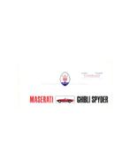 1969 MASERATI GHIBLI SPYDER BROCHURE, Nieuw, Author