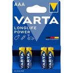 Varta AAA (LR03) Longlife Power batterijen - 4, Nieuw, Ophalen of Verzenden