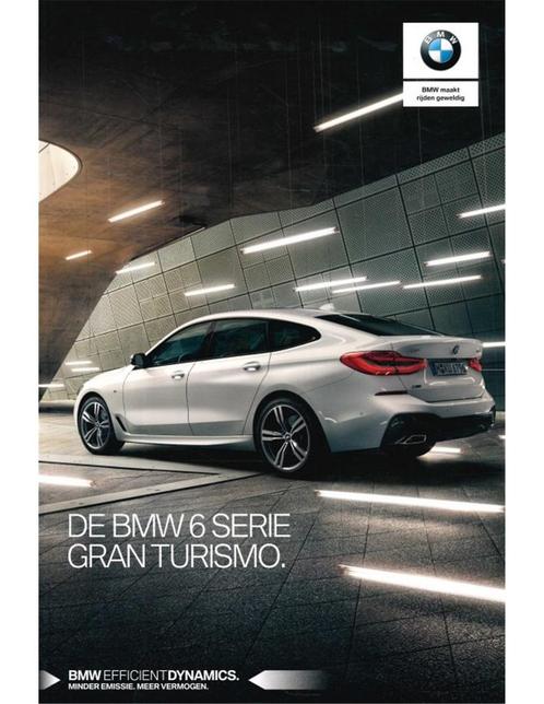 2019 BMW 6 SERIE GT BROCHURE NEDERLANDS, Boeken, Auto's | Folders en Tijdschriften, BMW