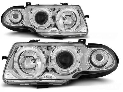 Koplampen Opel Astra F Angel Eyes 91-94 chroom, Auto-onderdelen, Overige Auto-onderdelen, Ophalen of Verzenden