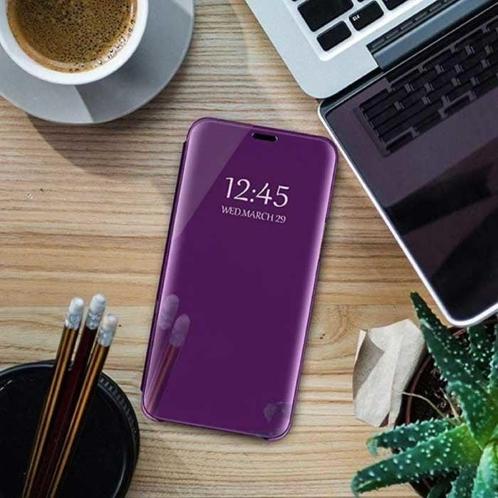 Oppo Reno 6 (5G) Smart Spiegel Flip Case Cover Hoesje Paars, Telecommunicatie, Mobiele telefoons | Hoesjes en Frontjes | Overige merken