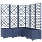 Plantenbak Latwerk 120x136cm | Retourdeal | 61% Korting, Tuin en Terras, Kunststof, 100 cm of meer, Vierkant, Nieuw