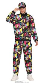 Kleurig jaren 80 fout trainingspak - L (52-54), Kleding | Dames, Verzenden, Nieuw