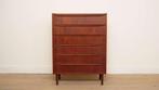 Vintage ladekast  | 6 lades | Deens design | 108 cm, Huis en Inrichting, Kasten | Ladekasten, Ophalen of Verzenden, Nieuw