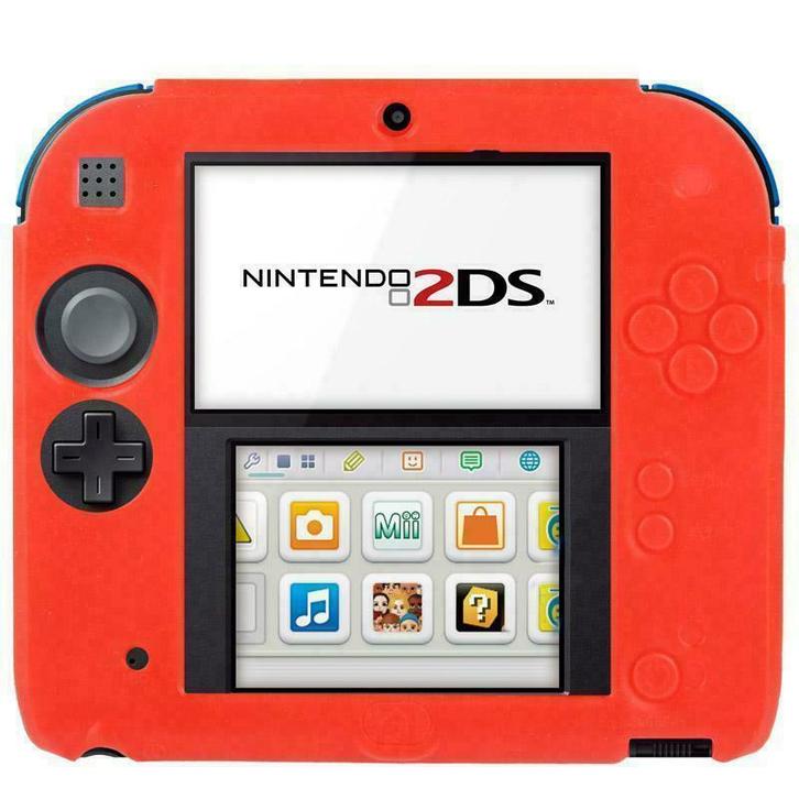 Silicone Bescherm Hoes Hoesje voor Nintendo 2DS, Spelcomputers en Games, Spelcomputers | Nintendo Portables | Accessoires, Hoesje, Tasje of Behuizing