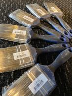 Platte kwast 2,5 - 6 stuks (Kwasten, GEREEDSCHAP), Doe-het-zelf en Verbouw, Schildersmaterialen, Ophalen of Verzenden, Nieuw, Kwast