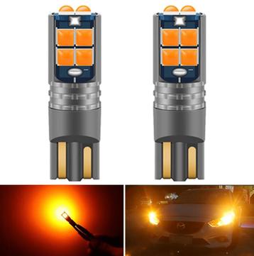 High Power led T10 Oranje - W5W Verlichting (set) [Stadsverl beschikbaar voor biedingen