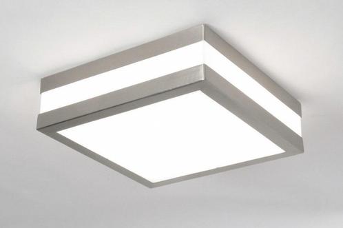Rietveld Plafondlampen - Wit, Aluminium - Staal, Kunststof, Huis en Inrichting, Lampen | Plafondlampen, Verzenden
