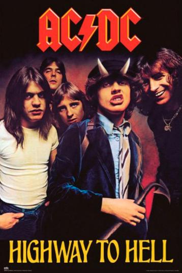 Poster ACDC Highway to Hell 61x91,5cm beschikbaar voor biedingen