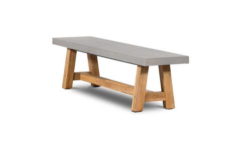 Dining Tuinbank - Judy - Beton Look - 180 cm - The Outsider, Tuin en Terras, Tuinbanken, Nieuw, Verzenden