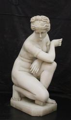 sculptuur, Venere accovacciata - 91 cm - Marmer, Antiek en Kunst, Antiek | Keramiek en Aardewerk