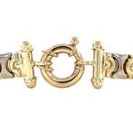 Bicolour gouden vintage armband 14 krt, Sieraden, Tassen en Uiterlijk, Armbanden, Ophalen of Verzenden, Nieuw
