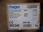 Hager ERC240 magneetschakelaar, Doe-het-zelf en Verbouw, Elektra en Kabels, Nieuw, Ophalen of Verzenden