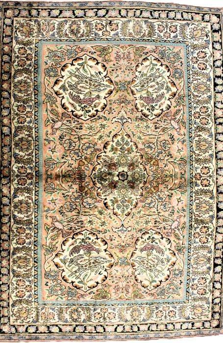 Kaschmir - Tapijt - 150 cm - 110 cm - Kashmir Zijde, Huis en Inrichting, Stoffering | Tapijten en Kleden