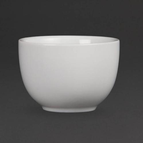 Chinese Theekop wit porselein 7 cm (12 stuks), Zakelijke goederen, Horeca | Overige, Verzenden