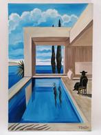 Yuri Denissov - Imagination. Œuvre originale, fait à la, Antiek en Kunst