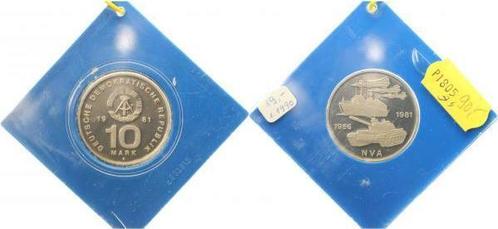 10 Mark Ddr 25j Nva 1981, Postzegels en Munten, Munten | Europa | Niet-Euromunten, Verzenden