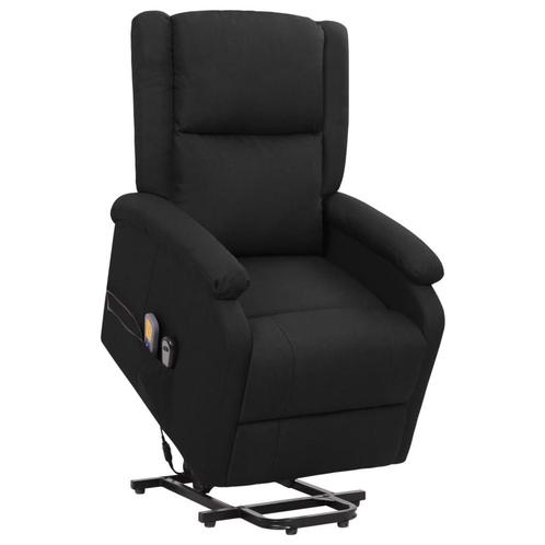 vidaXL Sta-op-massagestoel stof zwart, Sport en Fitness, Massageproducten, Nieuw, Verzenden